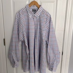 Men’s plaid Izod dress shirt